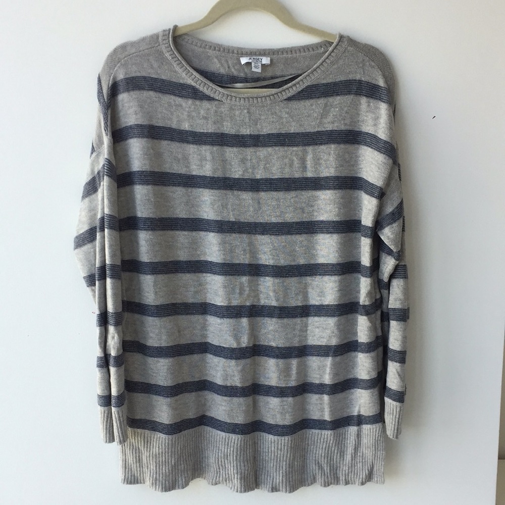Jacob Striped Jersey Sweater - Size M/L